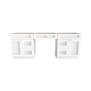 DISAR 90 Double Bathroom Vanity Base Only | Wayfair